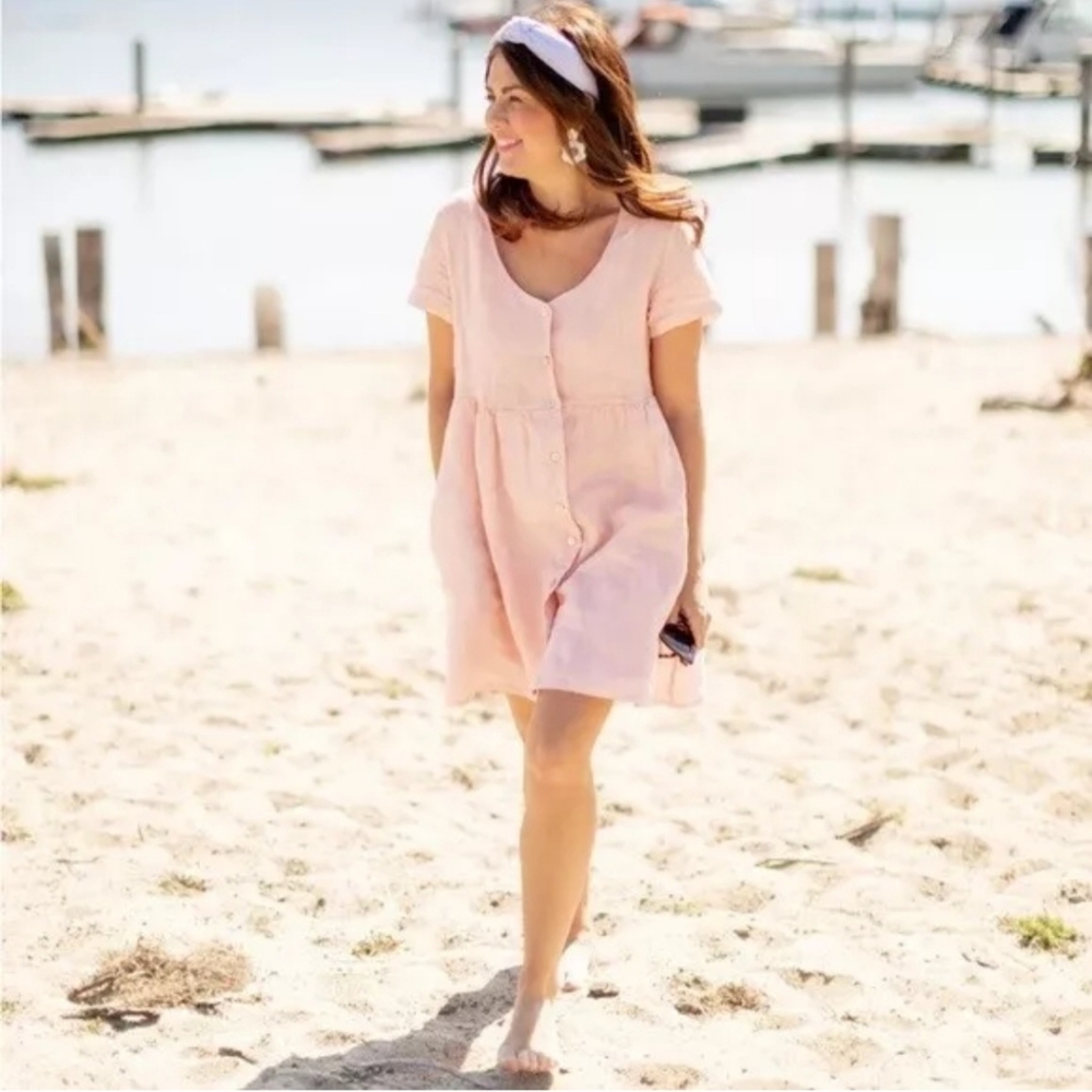 PTP 19” - Jillian Harris x PRIV, Linen Blend Beach Dress